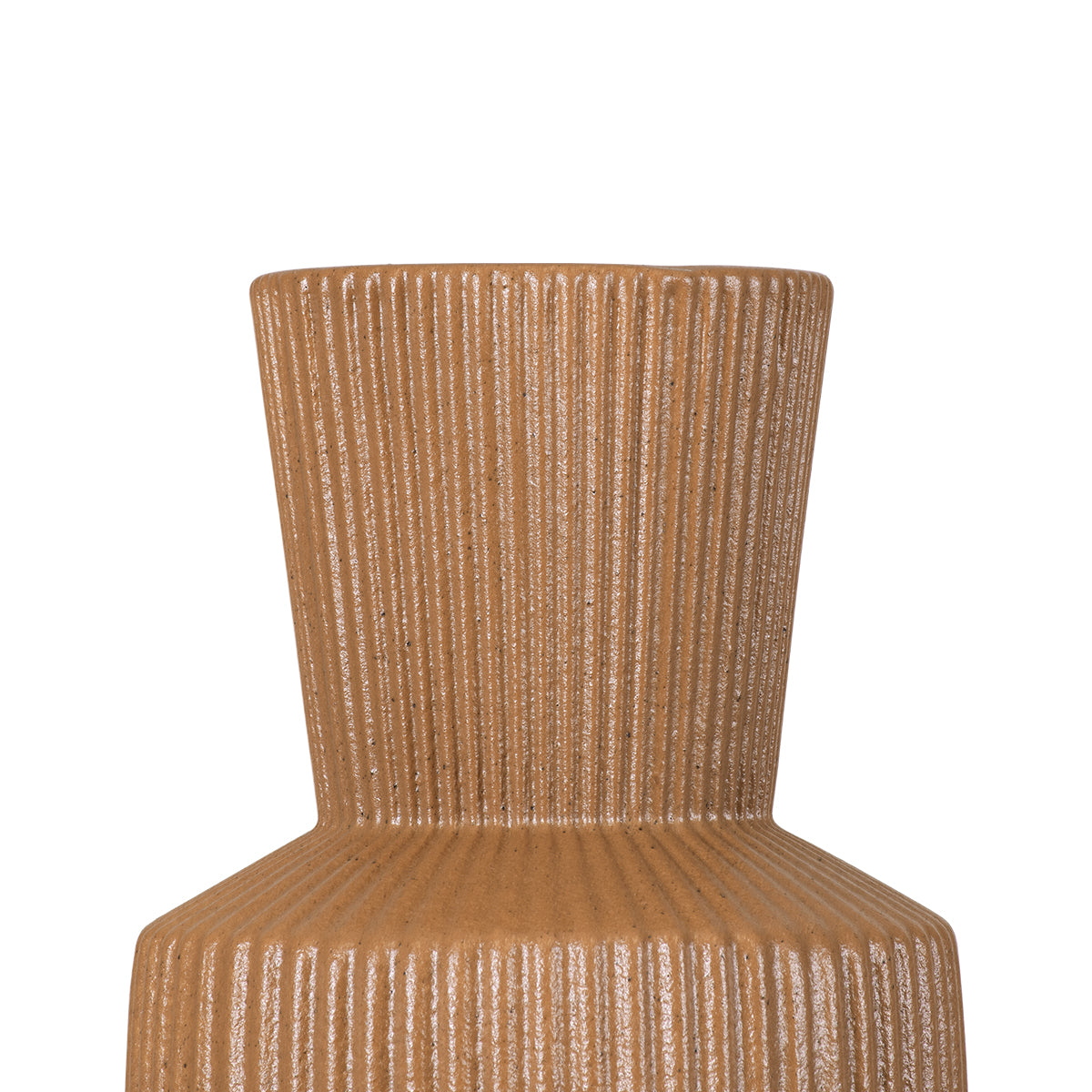 GloboStar® Artificial Garden AMALFI 20471 Πήλινο Κεραμικό Κασπώ Γλάστρα - Flower Pot Κεραμιδί Φ9.5cm x Υ25cm - ledmania.gr