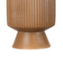 GloboStar® Artificial Garden AMALFI 20471 Πήλινο Κεραμικό Κασπώ Γλάστρα - Flower Pot Κεραμιδί Φ9.5cm x Υ25cm - ledmania.gr