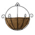 GloboStar® Artificial Garden KOUFONISIA 20482 Επιτοίχιο Κασπώ Γλάστρα - Flower Pot από Φλοιό Καρύδας Καφέ Φ25cm x Υ15cm - ledmania.gr