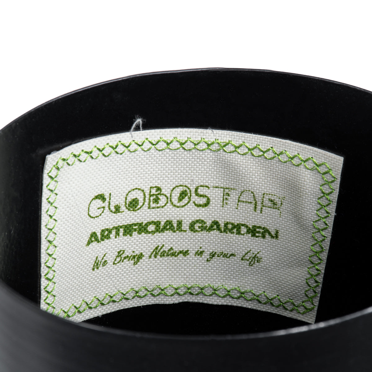 GloboStar® Artificial Garden TILOS 20485 Κρεμαστό Μεταλλικό Κασπώ Γλάστρα - Flower Pot Μαύρο Φ35cm x Υ15cm - ledmania.gr