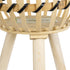 GloboStar® Artificial Garden FOLEGANDROS 20583 Διακοσμητικό Ξύλινο Κασπώ Γλάστρα - Flower Pot Μπεζ Φ28 x Υ47cm - ledmania.gr