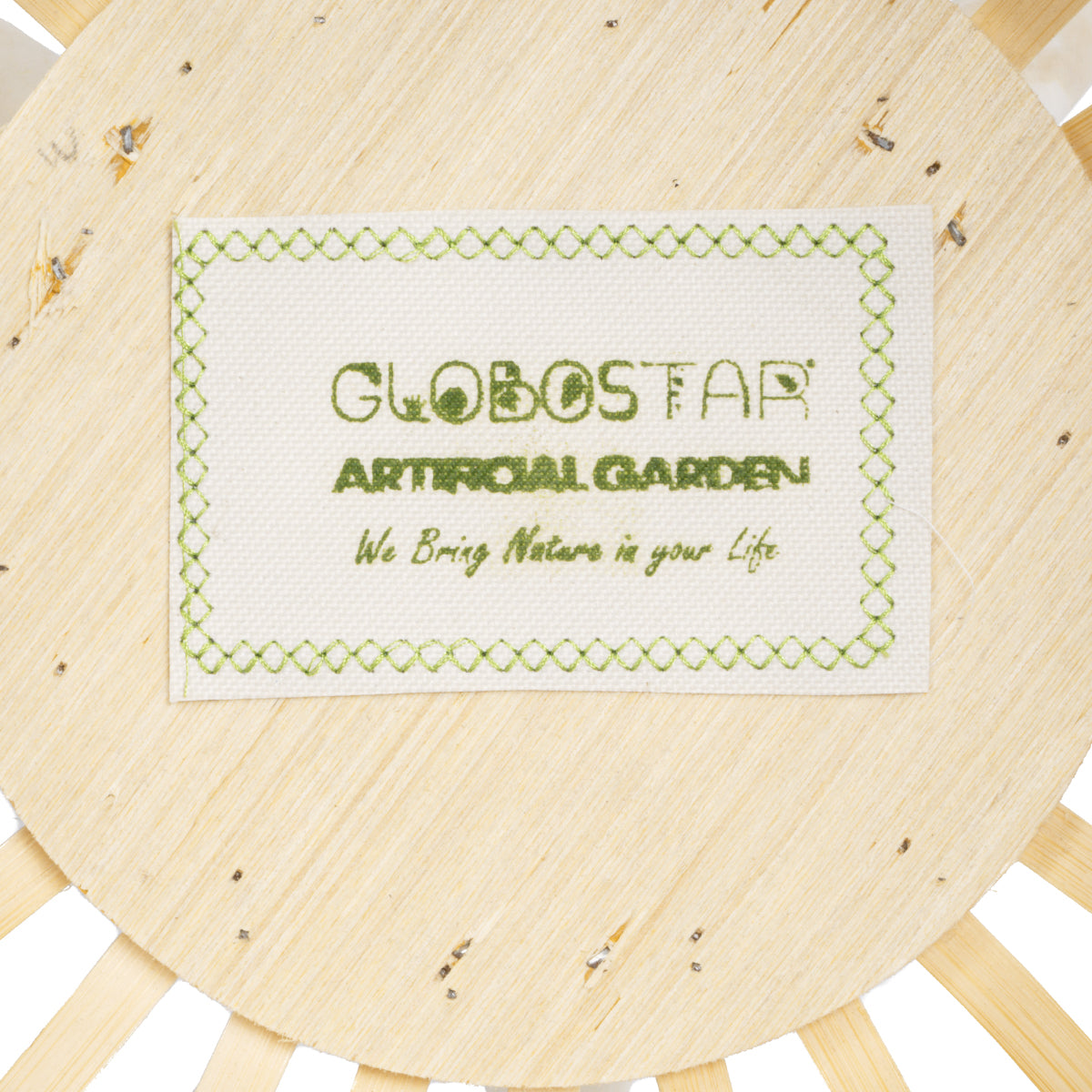 GloboStar® Artificial Garden FOLEGANDROS 20583 Διακοσμητικό Ξύλινο Κασπώ Γλάστρα - Flower Pot Μπεζ Φ28 x Υ47cm - ledmania.gr