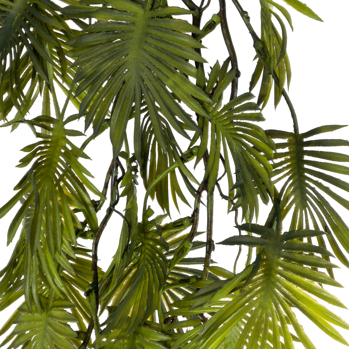 GloboStar® Artificial Garden HANGING FERN 20614 Τεχνητό Διακοσμητικό Κρεμαστό Φυτό Φτέρη Μ30 x Π10 x Υ90cm - ledmania.gr