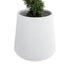 GloboStar® Artificial Garden MISSOURI 20693 Διακοσμητικό Πολυεστερικό Τσιμεντένιο Κασπώ Γλάστρα - Flower Pot Λευκό Φ70 x Υ70cm - ledmania.gr