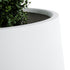 GloboStar® Artificial Garden MISSOURI 20693 Διακοσμητικό Πολυεστερικό Τσιμεντένιο Κασπώ Γλάστρα - Flower Pot Λευκό Φ70 x Υ70cm - ledmania.gr