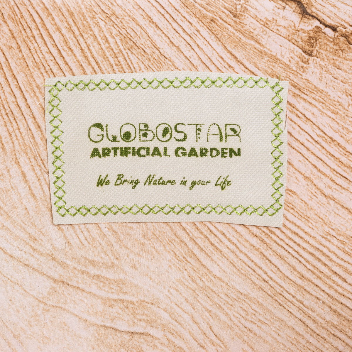 GloboStar® Artificial Garden PANDORA 20706 Επιδαπέδιο Πολυεστερικό Τσιμεντένιο Κασπώ Γλάστρα - Flower Pot Λευκό με Καφέ Μ45 x Π40 x Υ72cm - ledmania.gr