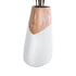 GloboStar® Artificial Garden PANDORA 20707 Επιδαπέδιο Πολυεστερικό Τσιμεντένιο Κασπώ Γλάστρα - Flower Pot Καφέ με Λευκό Μ49 x Π45 x Υ90cm - ledmania.gr