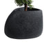 GloboStar® Artificial Garden CHLOE 20708 Επιδαπέδιο Πολυεστερικό Τσιμεντένιο Κασπώ Γλάστρα - Flower Pot Μαύρο Μ60 x Π55 x Υ43cm - ledmania.gr