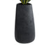 GloboStar® Artificial Garden CHLOE 20709 Επιδαπέδιο Πολυεστερικό Τσιμεντένιο Κασπώ Γλάστρα - Flower Pot Μαύρο Μ45 x Π49 x Υ90cm - ledmania.gr