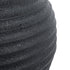 GloboStar® Artificial Garden ILAEIRA 20712 Επιδαπέδιο Πολυεστερικό Τσιμεντένιο Κασπώ Γλάστρα - Flower Pot Μαύρο Φ71 x Υ64cm - ledmania.gr