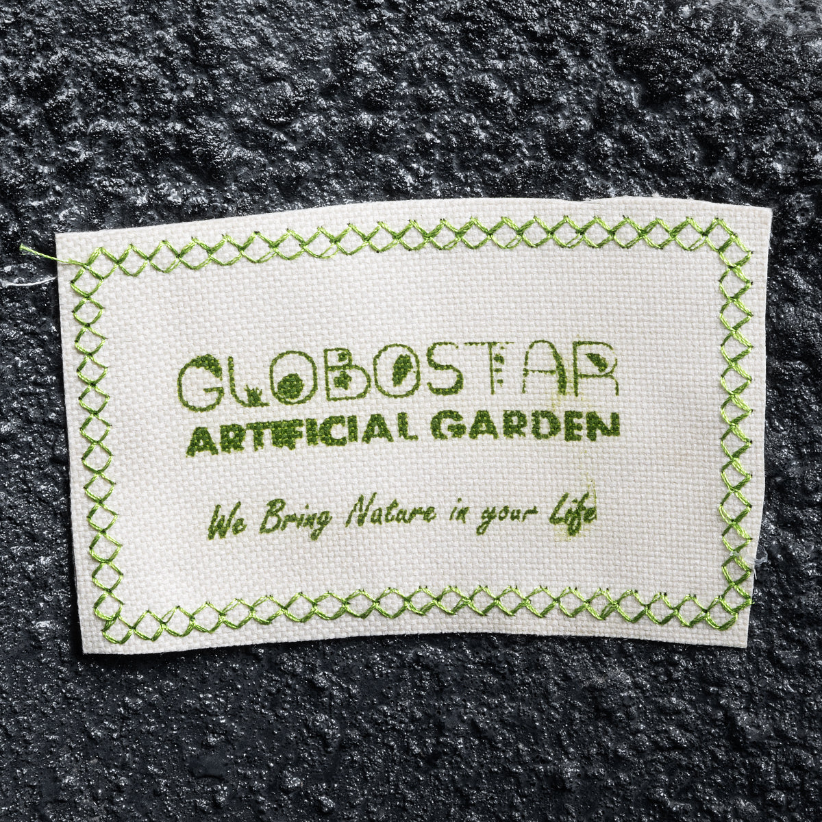 GloboStar® Artificial Garden ILAEIRA 20713 Επιδαπέδιο Πολυεστερικό Τσιμεντένιο Κασπώ Γλάστρα - Flower Pot Μαύρο Φ58 x Υ53cm - ledmania.gr