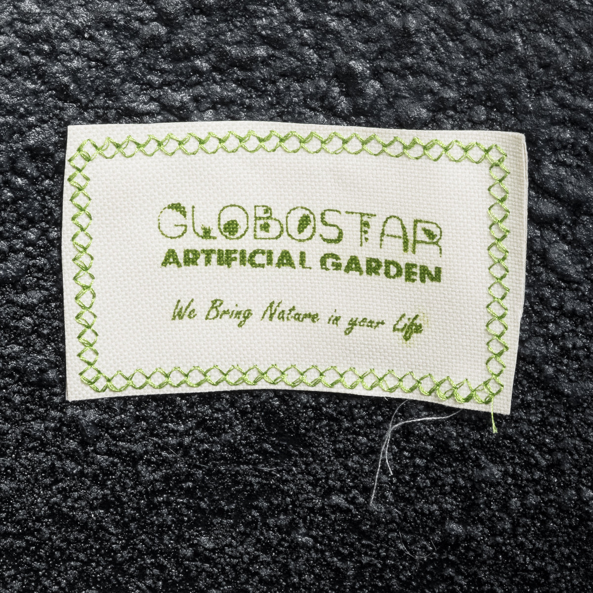 GloboStar® Artificial Garden OLYMPIA 20719 Επιδαπέδιο Πολυεστερικό Τσιμεντένιο Κασπώ Γλάστρα - Flower Pot Μαύρο Φ55 x Υ60cm - ledmania.gr