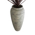 GloboStar® Artificial Garden IRISH 20720 Επιδαπέδιο Πολυεστερικό Τσιμεντένιο Κασπώ Γλάστρα - Flower Pot Μπεζ με Γκρι Φ55 x Υ120cm - ledmania.gr