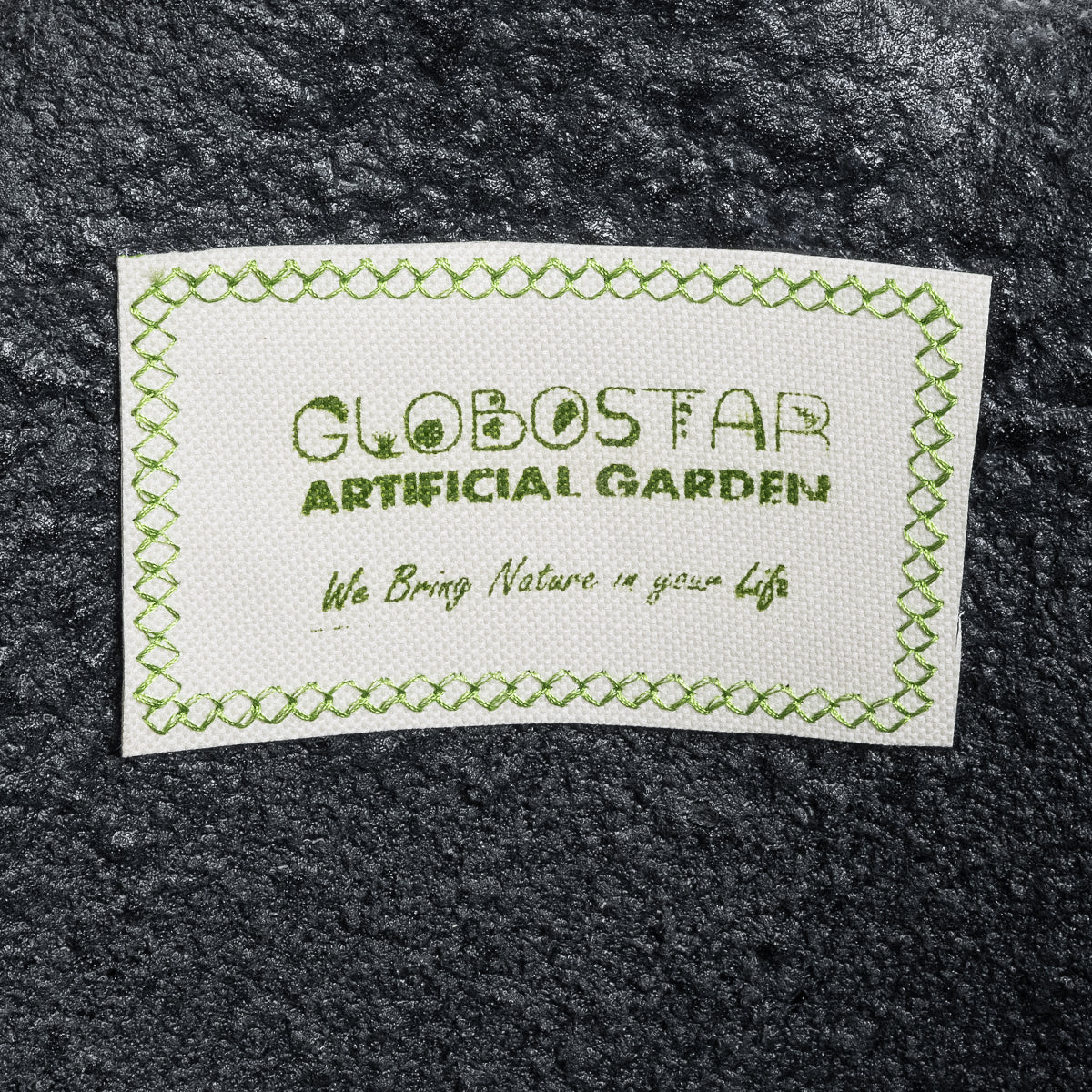 GloboStar® Artificial Garden GENOVA 20725 Επιδαπέδιο Πολυεστερικό Τσιμεντένιο Κασπώ Γλάστρα - Flower Pot Μαύρο Φ40 x Υ90cm - ledmania.gr