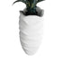 GloboStar® Artificial Garden PORTOFINO 20729 Επιδαπέδιο Πολυεστερικό Τσιμεντένιο Κασπώ Γλάστρα - Flower Pot Λευκό Φ50 x Υ110cm - ledmania.gr