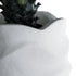 GloboStar® Artificial Garden PORTOFINO 20729 Επιδαπέδιο Πολυεστερικό Τσιμεντένιο Κασπώ Γλάστρα - Flower Pot Λευκό Φ50 x Υ110cm - ledmania.gr