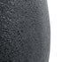 GloboStar® Artificial Garden MESTRE 20732 Επιδαπέδιο Πολυεστερικό Τσιμεντένιο Κασπώ Γλάστρα - Flower Pot Μαύρο Φ40 x Υ60cm - ledmania.gr