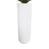GloboStar® Artificial Garden MARSALA 20735 Επιδαπέδιο Πολυεστερικό Τσιμεντένιο Κασπώ Γλάστρα - Flower Pot Λευκό Φ41 x Υ120cm - ledmania.gr