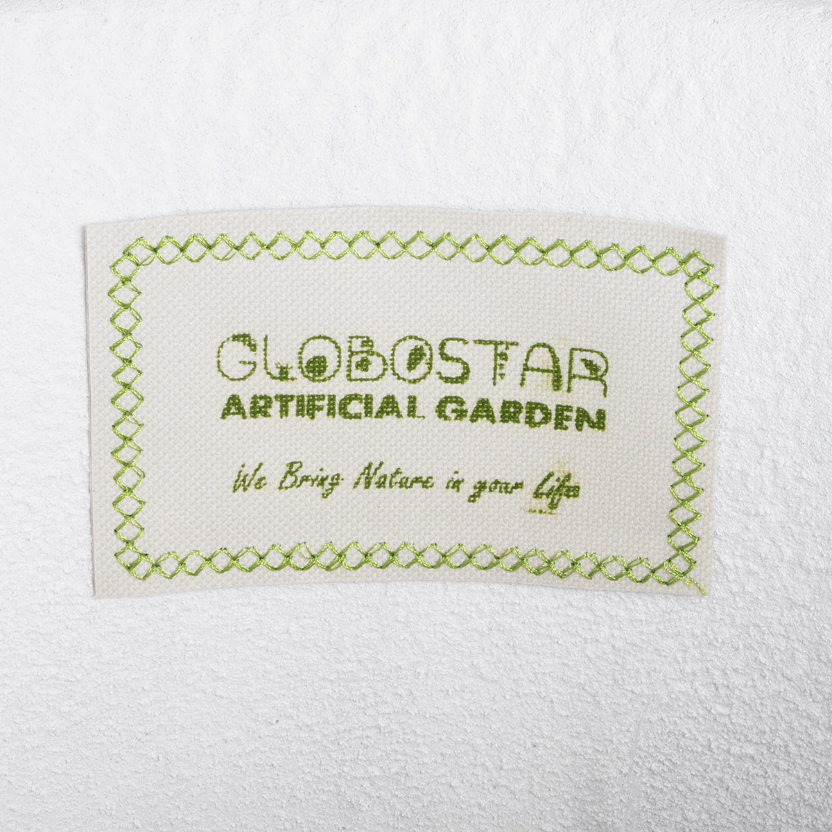 GloboStar® Artificial Garden MARSALA 20735 Επιδαπέδιο Πολυεστερικό Τσιμεντένιο Κασπώ Γλάστρα - Flower Pot Λευκό Φ41 x Υ120cm - ledmania.gr