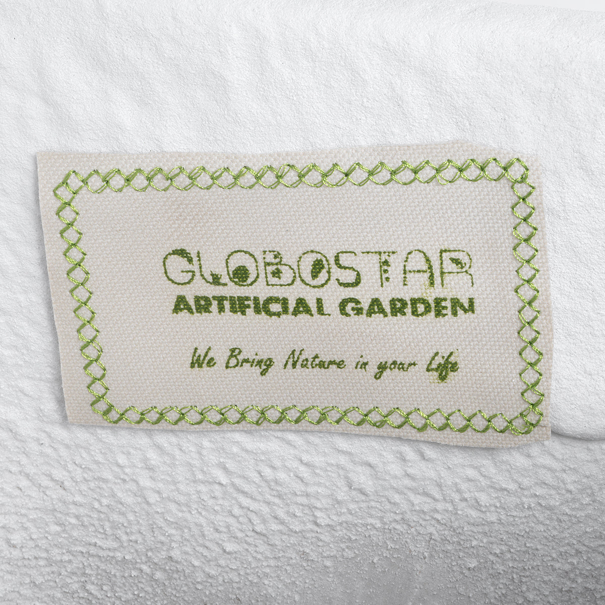 GloboStar® Artificial Garden ALBEROBELLO 20738 Επιδαπέδιο Πολυεστερικό Τσιμεντένιο Κασπώ Γλάστρα - Flower Pot Λευκό Μ58 x Π30 x Υ90cm - ledmania.gr
