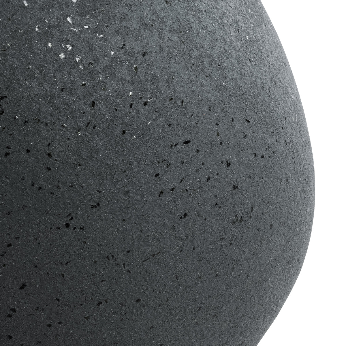 GloboStar® Artificial Garden RAVELLO 20747 Επιδαπέδιο Πολυεστερικό Τσιμεντένιο Κασπώ Γλάστρα - Flower Pot Μαύρο με Καφέ Μ60 x Π50 x Υ75cm - ledmania.gr