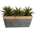 GloboStar® Artificial Garden TOSCANE 20749 Επιδαπέδιο Πολυεστερικό Τσιμεντένιο Κασπώ Γλάστρα - Flower Pot Καφέ - Γκρι Μ110 x Π30 x Υ61cm - ledmania.gr