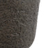 GloboStar® Artificial Garden LUCCA 20755 Επιδαπέδιο Πολυεστερικό Τσιμεντένιο Κασπώ Γλάστρα - Flower Pot Γκρι Ανθρακί Φ25 x Υ23cm - ledmania.gr