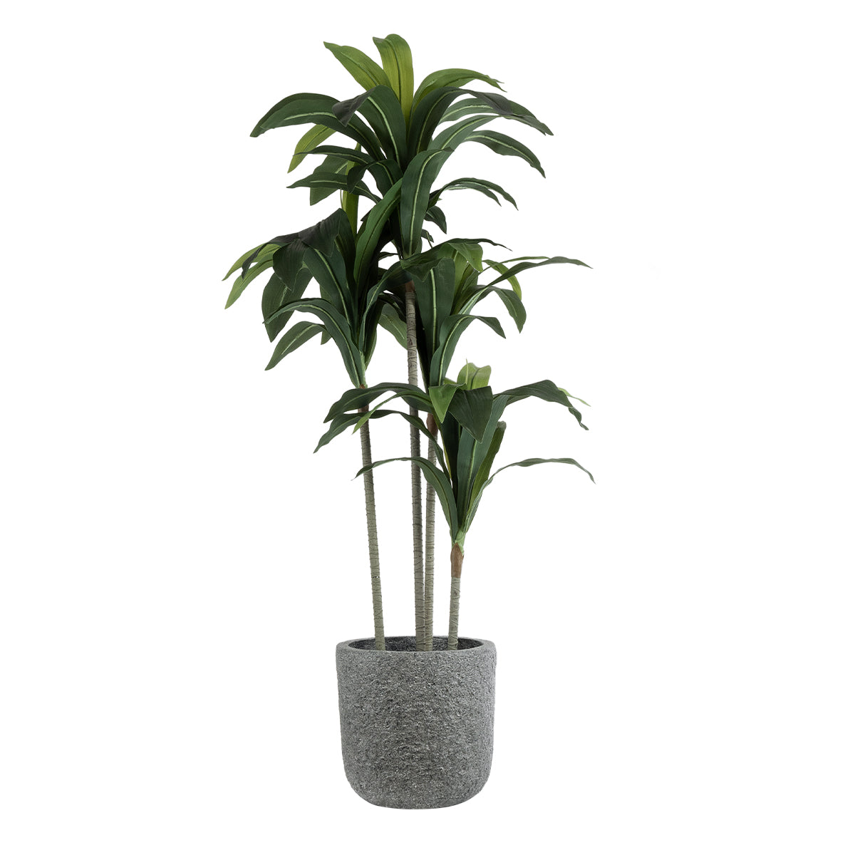 GloboStar® Artificial Garden ERICE 20757 Επιδαπέδιο Πολυεστερικό Τσιμεντένιο Κασπώ Γλάστρα - Flower Pot Γκρι Φ25 x Υ23cm - ledmania.gr