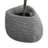 GloboStar® Artificial Garden RONDA 20759 Επιδαπέδιο Πολυεστερικό Τσιμεντένιο Κασπώ Γλάστρα - Flower Pot Γκρι Μ63 x Π41 x Υ47cm - ledmania.gr