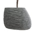 GloboStar® Artificial Garden RONDA 20759 Επιδαπέδιο Πολυεστερικό Τσιμεντένιο Κασπώ Γλάστρα - Flower Pot Γκρι Μ63 x Π41 x Υ47cm - ledmania.gr