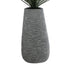GloboStar® Artificial Garden RONDA 20760 Επιδαπέδιο Πολυεστερικό Τσιμεντένιο Κασπώ Γλάστρα - Flower Pot Γκρι Μ54 x Π48 x Υ104cm - ledmania.gr