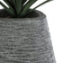 GloboStar® Artificial Garden RONDA 20760 Επιδαπέδιο Πολυεστερικό Τσιμεντένιο Κασπώ Γλάστρα - Flower Pot Γκρι Μ54 x Π48 x Υ104cm - ledmania.gr