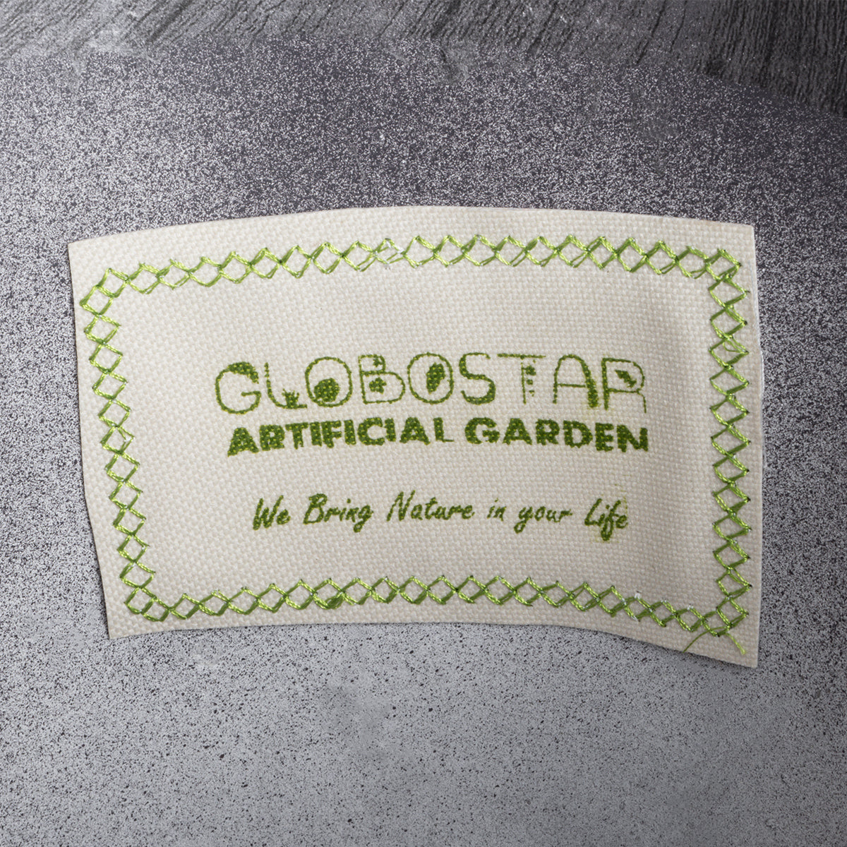 GloboStar® Artificial Garden PISA 20762 Επιδαπέδιο Πολυεστερικό Τσιμεντένιο Κασπώ Γλάστρα - Flower Pot Γκρι Ανθρακί Φ36 x Υ120cm - ledmania.gr