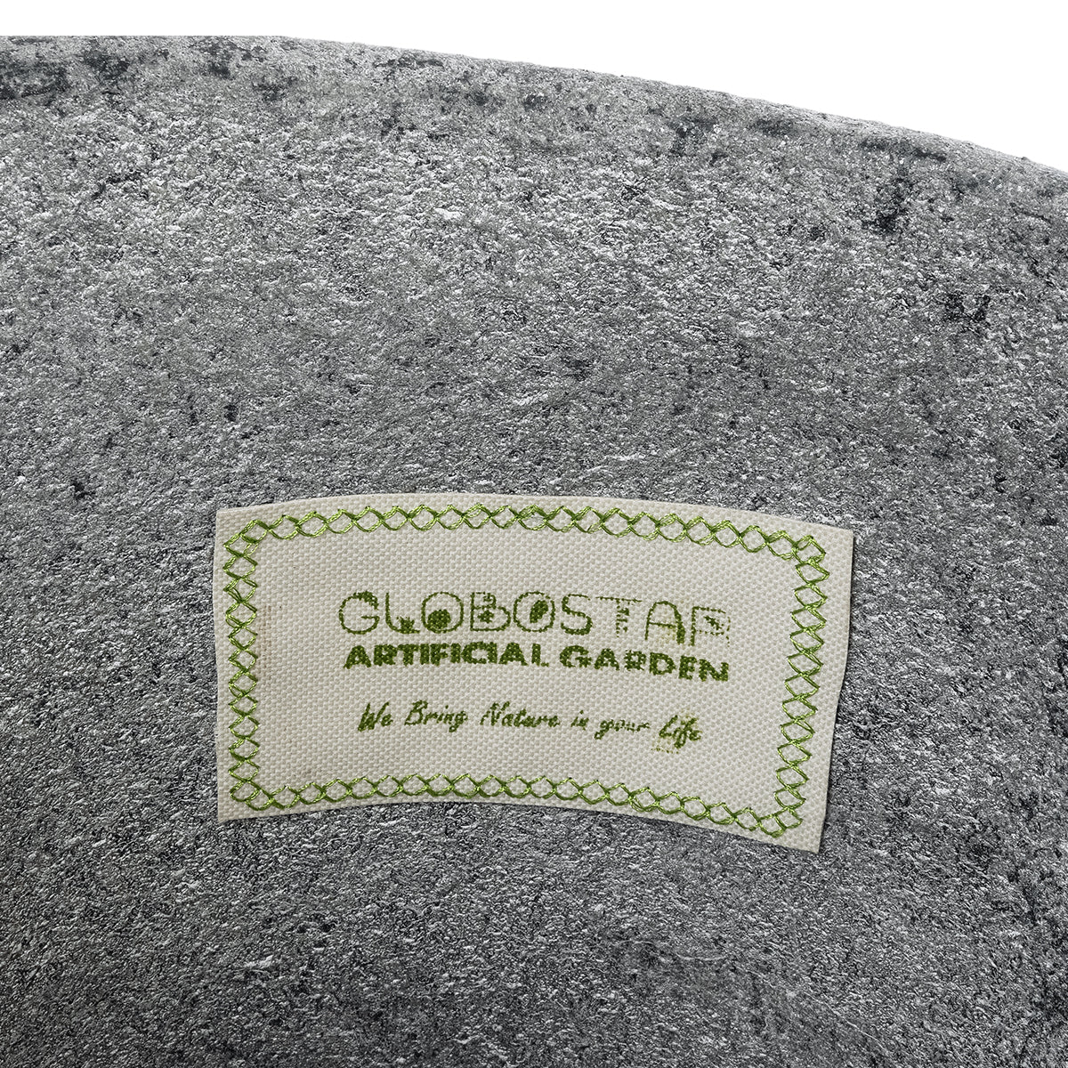 GloboStar® Artificial Garden GALICIA 20763 Επιδαπέδιο Πολυεστερικό Τσιμεντένιο Κασπώ Γλάστρα - Flower Pot Γκρι Φ52 x Υ80cm - ledmania.gr