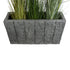 GloboStar® Artificial Garden PELLEGRINO 20765 Επιδαπέδιο Πολυεστερικό Τσιμεντένιο Κασπώ Γλάστρα - Flower Pot Γκρι Μ100 x Π31 x Υ60cm - ledmania.gr