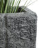 GloboStar® Artificial Garden PELLEGRINO 20765 Επιδαπέδιο Πολυεστερικό Τσιμεντένιο Κασπώ Γλάστρα - Flower Pot Γκρι Μ100 x Π31 x Υ60cm - ledmania.gr