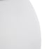 GloboStar® Artificial Garden MURANO 20766 Επιδαπέδιο Πολυεστερικό Τσιμεντένιο Κασπώ Γλάστρα - Flower Pot Λευκό Φ90 x Υ70cm - ledmania.gr