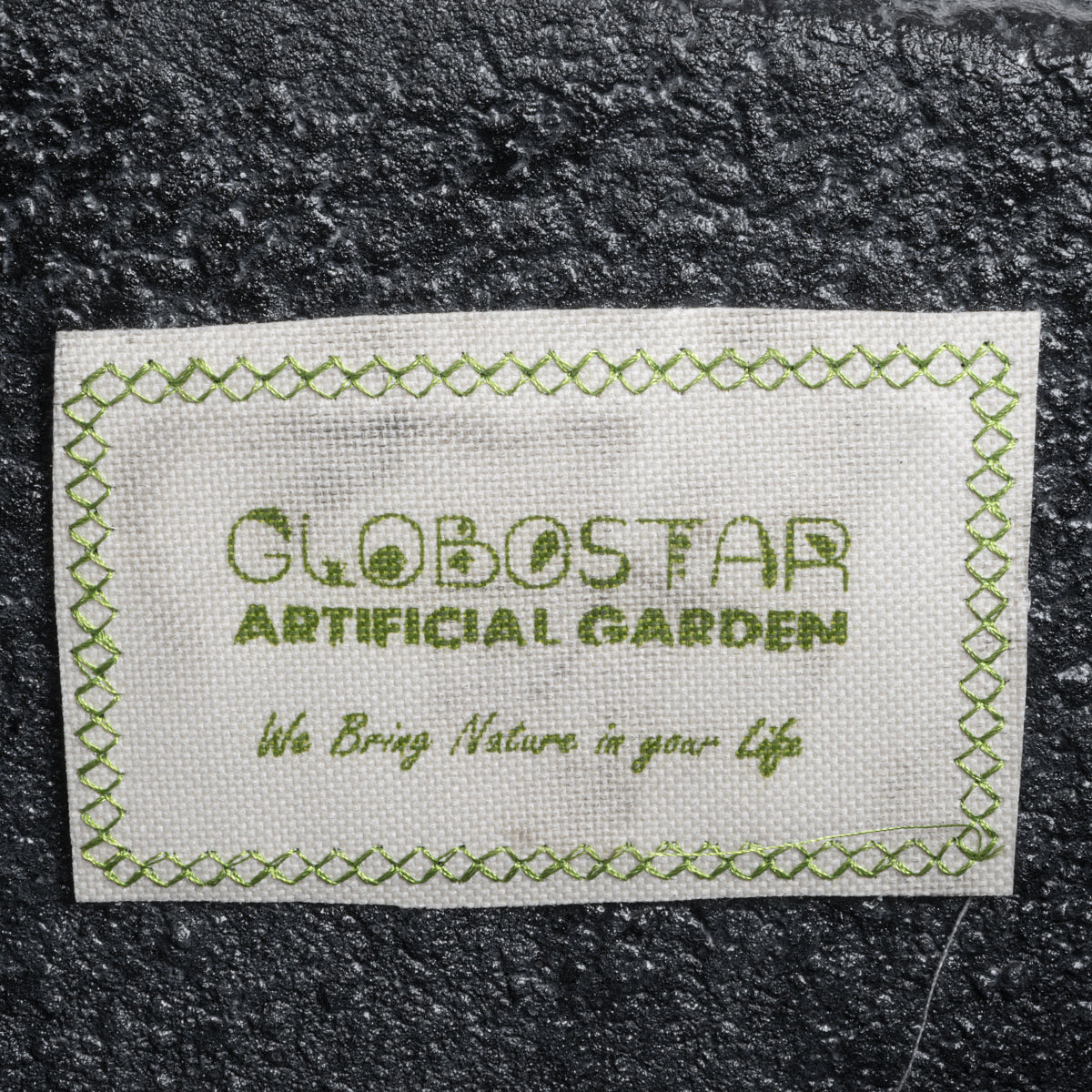 GloboStar® Artificial Garden CAMDEN 20788 Επιδαπέδιο Πολυεστερικό Τσιμεντένιο Κασπώ Γλάστρα - Flower Pot Μαύρο Μ47 x Π43 x Υ66cm - ledmania.gr