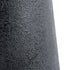 GloboStar® Artificial Garden SOHO 20790 Επιδαπέδιο Πολυεστερικό Τσιμεντένιο Κασπώ Γλάστρα - Flower Pot Μαύρο Φ60 x Υ90cm - ledmania.gr