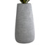 GloboStar® Artificial Garden OXFORD 20795 Επιδαπέδιο Πολυεστερικό Τσιμεντένιο Κασπώ Γλάστρα - Flower Pot Γκρι Μ45 x Π49 x Υ90cm - ledmania.gr