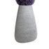 GloboStar® Artificial Garden OXFORD 20796 Επιδαπέδιο Πολυεστερικό Τσιμεντένιο Κασπώ Γλάστρα - Flower Pot Γκρι Μ45 x Π40 x Υ72cm - ledmania.gr