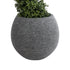 GloboStar® Artificial Garden COLUMBIA 20797 Επιδαπέδιο Πολυεστερικό Τσιμεντένιο Κασπώ Γλάστρα - Flower Pot Γκρι Φ40 x Υ35cm - ledmania.gr
