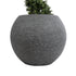 GloboStar® Artificial Garden COLUMBIA 20798 Επιδαπέδιο Πολυεστερικό Τσιμεντένιο Κασπώ Γλάστρα - Flower Pot Γκρι Φ60 x Υ51cm - ledmania.gr
