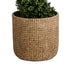 GloboStar® Artificial Garden GIUSEPPE 20800 Διακοσμητικό Πολυεστερικό Τσιμεντένιο Κασπώ Γλάστρα - Flower Pot Καφέ Φ35 x Υ33cm - ledmania.gr