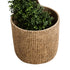 GloboStar® Artificial Garden GIUSEPPE 20800 Διακοσμητικό Πολυεστερικό Τσιμεντένιο Κασπώ Γλάστρα - Flower Pot Καφέ Φ35 x Υ33cm - ledmania.gr