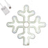 GloboStar® 78581 Φωτιστικό Ταμπέλα Φωτεινή Επιγραφή NEON LED Σήμανσης SNOWFLAKE 5W με Καλώδιο Τροφοδοσίας USB - Μπαταρίας 3xAAA (Δεν Περιλαμβάνονται) - Ψυχρό Λευκό 6000K - ledmania.gr