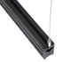GloboStar® MARKET 61022-P Γραμμικό Κρεμαστό Φωτιστικό Linear LED 18W 2170lm 60° AC 220-240V Μ120 x Π2 x Υ4cm Θερμό Λευκό 2700K - Μαύρο - 3 Years Warranty - ledmania.gr