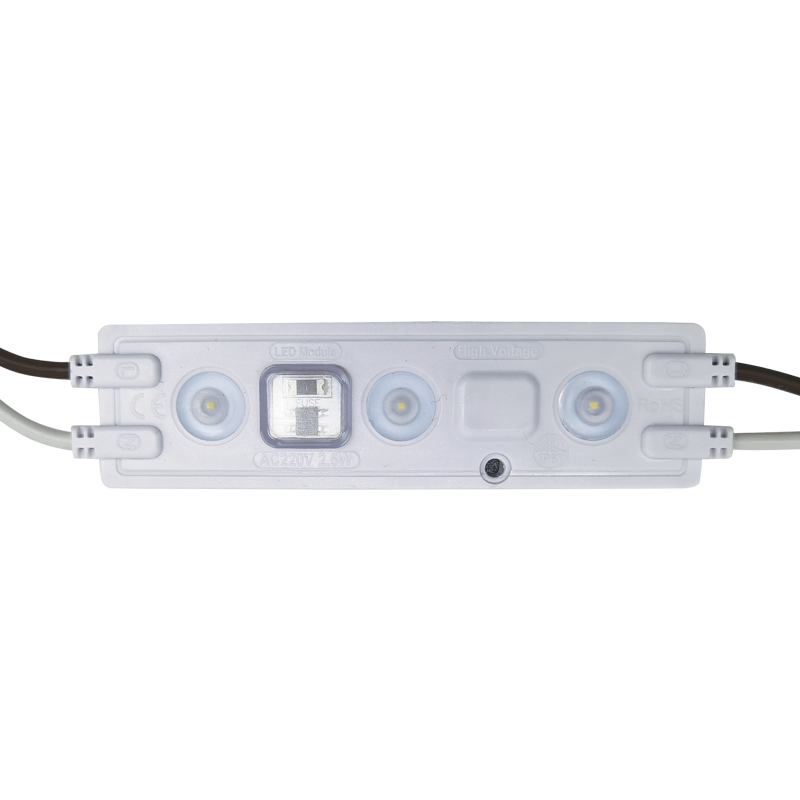 ^LED SMD SIGN MODULE ABS 230V AC 2.5W 4000K 200LM IP67 155° 110x28x8.5MM 3x2835 5YRS(20PCS STRING) - ledmania.gr