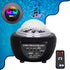 GloboStar® 79603 Μαύρο Επιτραπέζιο Διακοσμητικό Φωτιστικό Ειδικών Εφε NIGHT SKY GALAXY 3D LED 10W DC 5V 2200mAh Επαναφορτιζόμενο με Bluetooth Speaker - Sound Activated - Καλώδιο Τροφοδοσίας USB και Ασύρματο Χειριστήριο RF 2.4Ghz Πολύχρωμo RGB Dimmable - ledmania.gr