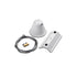 SET ΚΡΕΜΑΣΗ ΡΑΓΑΣ 2 ΚΑΛΩΔΙΩΝ ΛΕΥΚΗ - ledmania.gr